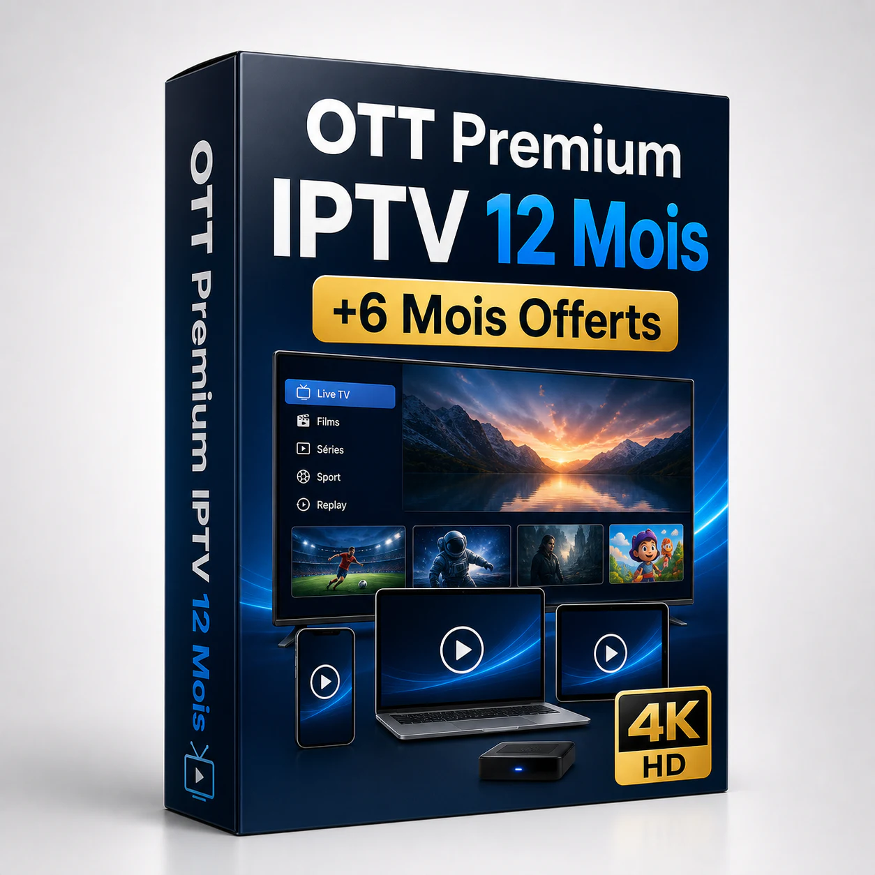 Abonnement IPTV 12 Mois