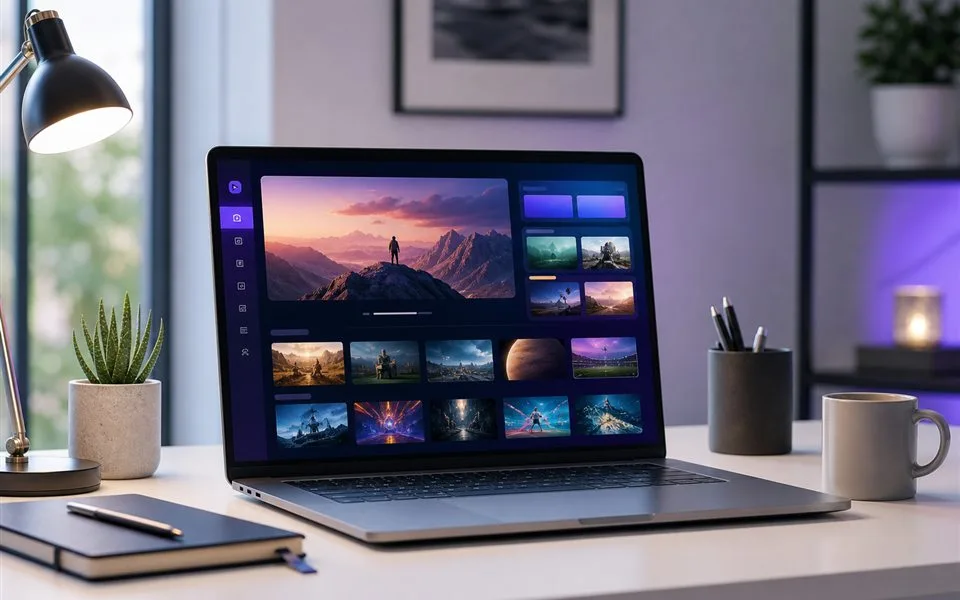 Exemple d'utilisation IPTV sur ordinateur portable