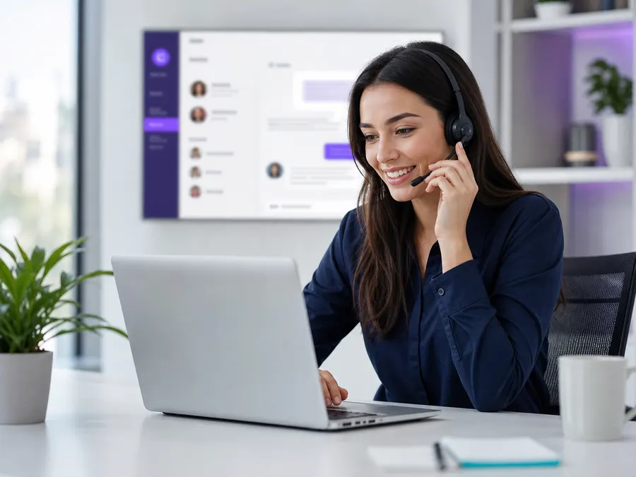 Conseiller OTT Premium accompagnant un client pour l'installation IPTV